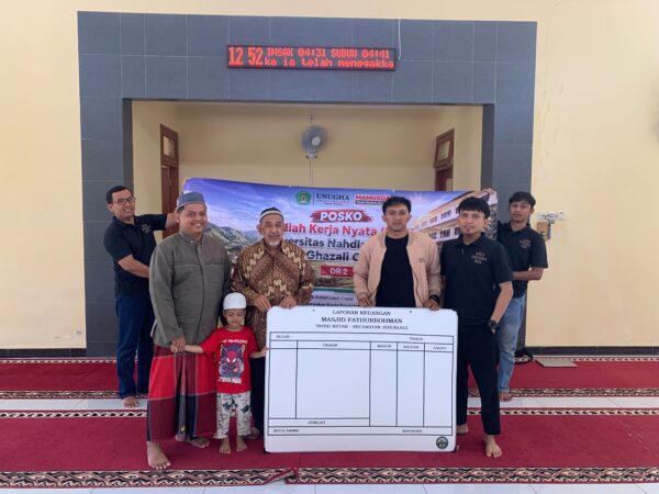Optimalisasi Fasilitas Masjid, Mahasiswa KKN DR 02 UNUGHA
